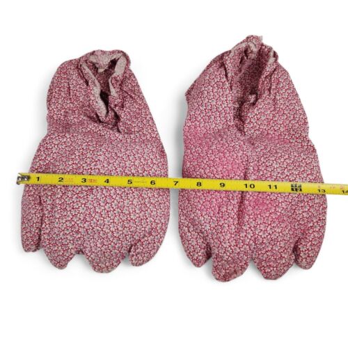 Disfraz de dinosaurio hecho a mano juvenil mediano rojo margarita flores disfraces algodón de colección años 80 - Imagen 10 de 15