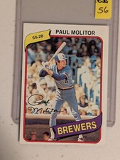 1980 Topps - #406 Paul Molitor Milwaukee Brewers (#0056)