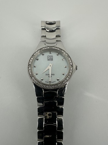 ESQ by Movado Swiss Ladies Watch – Diamond MOP Dial – 55.6g – Elegant Gift - Picture 3 of 12