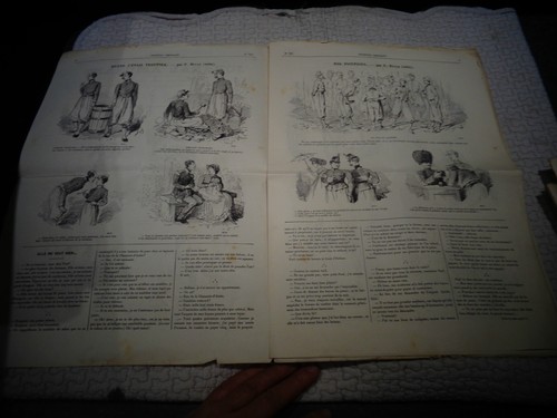 Ancien " LE JOURNAL AMUSANT "N°747 1870 Quand j'étais Troupier Toilette de Paris - Picture 3 of 3