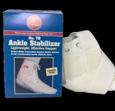 Excel Lace-Up Ankle Stabilizer - Lightweight - Adult XL (White)