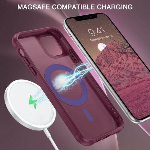 Funda para iPhone 16/15/14/13/12/11 Pro Max pesada a prueba de golpes con soporte magnético cubierta - Imagen 51 de 751