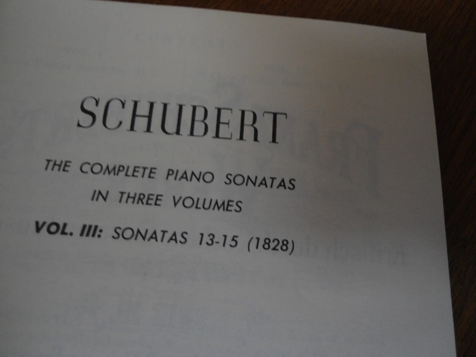 SCHUBERT The Complete Piano Sonatas Volume 3 (of 3) - Lea Pocket Scores No.43 - Image 3 of 4