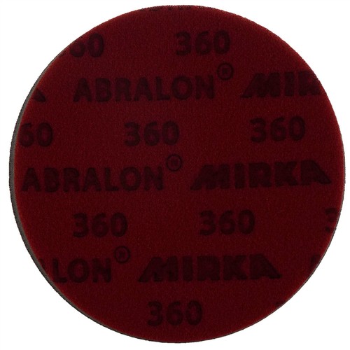 Mirka Abralon 150 mm 6" P360 Körnung 20x HakenNLoop Schaum Feinveredelung Scheiben Pad - Bild 3 von 4
