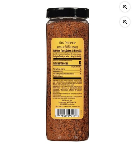 Durkee Six Pepper Blend {22 oz.}(pack 2) - Picture 2 of 4