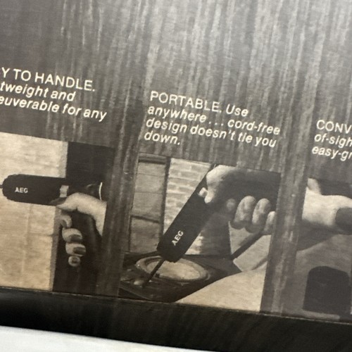 AEG EZ591 Cordless Screwdriver W/ Box, Manual, Receipt Made In Japan 80s Vintage - Picture 19 of 24