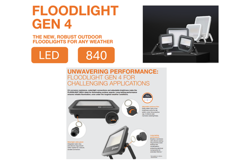 Osram Ledvance LED GEN4 FLOODLIGHT 17W 41W 69W 133W IP66 BLACK - Picture 7 of 16