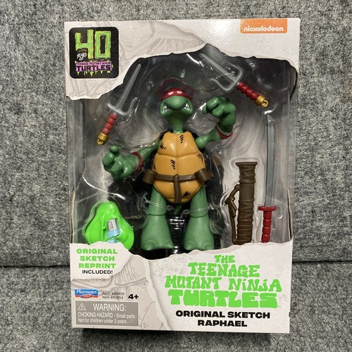 RAPHAEL Teenage Mutant Ninja Turtles 40th Original Sketch 4" Figure TMNT