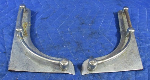 ORIGINAL FRONT FENDER LOWER TRIM RAILS HARLEY PANHEAD SHOVELHEAD FL FLH - Picture 2 of 13