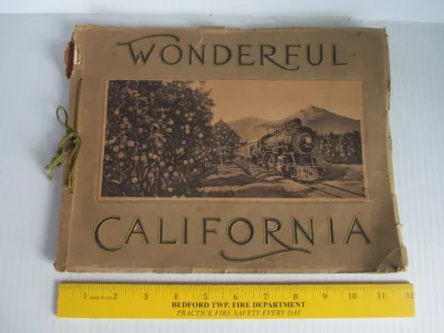 1920's? Wonderful California Large Guidebook 80 page Vintage     C91