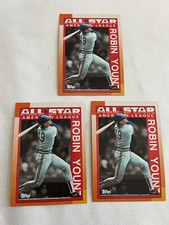(3)  1990 TOPPS ALL-STAR ROBIN YOUNT # 389 BASEBALL CARDS (BREWERS)