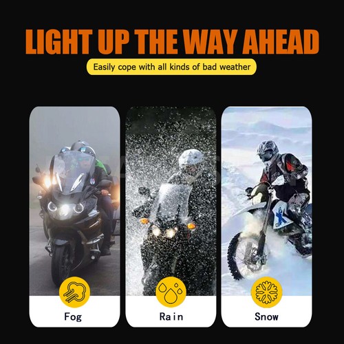 Ruiandsion P26S LED Bulb Motorcycle Headlight ATV Driving Lamp Yellow 6V/10-30V - Picture 10 of 11