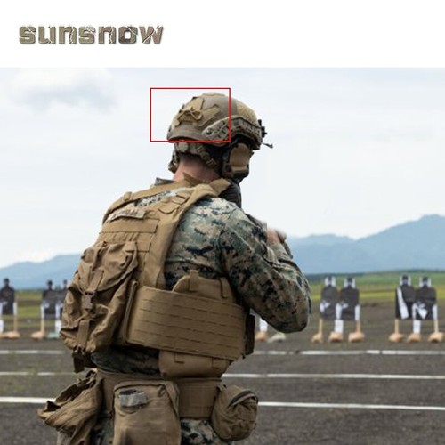 Taktischer Helm Verlängerungsplatte Taktisches Zubehör Magic Hook Aufkleber - Bild 12 von 14