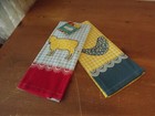 Two (2) The Pioneer Woman ~ "Animals" ~ Kitchen Towels ~ 16" x 28" COW & CHICKEN