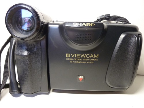 Sharp VL-E47 8mm Viewcam Video Camera Bundle Large Screen Tested Ex Condition - Picture 3 of 14