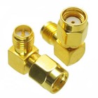 DANIU Winkel Adapter RP-SMA-Stecker auf RP-SMA-Buchse