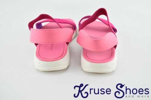 Land's End Women's Pull-On Sandals Bright Fuchsia Size 10B - Picture 3 of 11