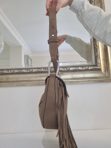 Gianni Chiarini Firenze Suede Fringe Handbag RRP £300 - Picture 5 of 15