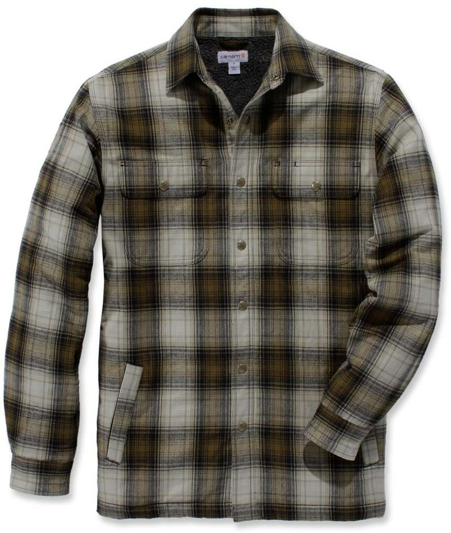 Carhartt Hubbard Sherpa Koszula z podszewkami (Military Green, S) Nowe wydanie