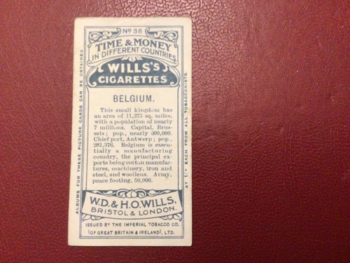 Wills (1908) Time and Money in Different Countries - Select the cards you need. - Picture 62 of 82