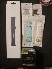 NEW Genuine Apple MTPX2AM/A Sport Band for Apple Watch 44mm Midnight Blue +BONUS