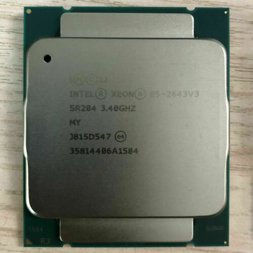Intel Xeon E5-2643 V3 6-Core 3.4GHz 20MB SR204 Socket 2011-3 CPU Processor - Picture 1 of 1