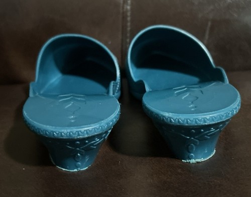 Disney Frozen Anna Dress Up Shoes 8” Plastic Arendale Princess Costume Play FS - Picture 4 of 5