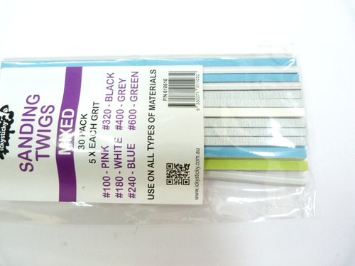 Ramitas de lijado Icky Sticky Hobby mezcla grano. Lavable, para plásticos, resina, metal. - Imagen 3 de 3