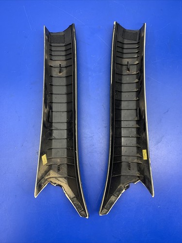 97-04 Mercedes R170 SLK320 SLK230 A Pillar Panel Trim Cover Set of 2 Black OEM - Picture 6 of 7
