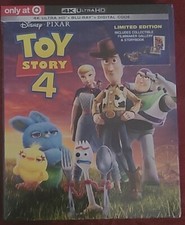 Toy Story 4 Limited Ed 4K + Blu-Ray + Digital +Storybook Target Ed New Sealed