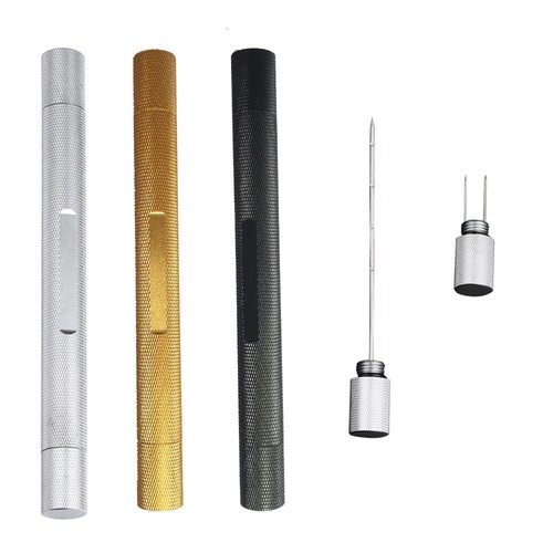 Metall tragbar Zigarrenschneider Locher Zigarrenverstärker Nadel perfekte Ziehwerkzeuge - Bild 1 von 12