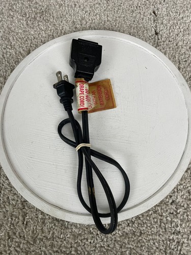 Magnetic Break Away Fritteuse Netzkabel 15A 125V schwarz getestet/funktioniert