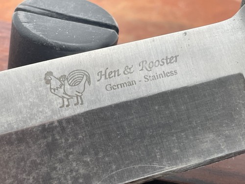 Nice Hen & Rooster 5013 Fixed Blade German Stainless Blade Made Spain--3196.24 - Picture 3 of 8