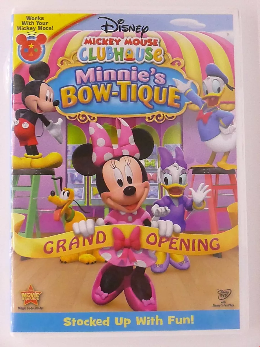 MICKEY MOUSE CLUBHOUSE Minnie's Bow-Tique DVD Region 4 Disney Junior Free  Post $6.90 - PicClick AU