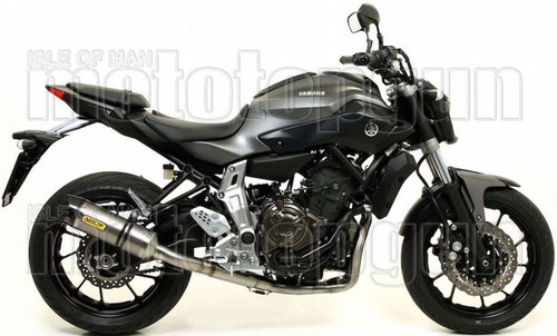 ARROW ECHAPPEMENT + APPROUVE THUNDER TITANIUM C YAMAHA MT07 MT-07 2020 20 - Photo 2/5