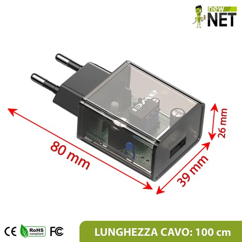 Alimentatore compatibile con i Phone 6 6 Plus 6s 6s Plus 5 V 2.4 A 12 W - Foto 3 di 6