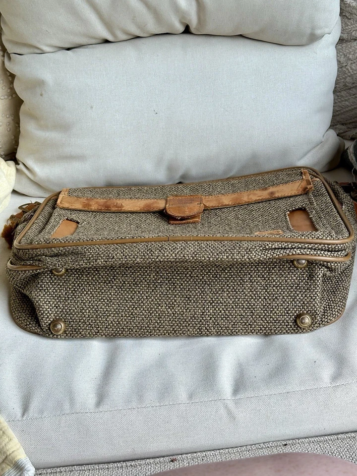 Bolso de viaje y correa vintage Hartmann Tweed Weekender Messenger - Leer descripción Foto 3 de 4