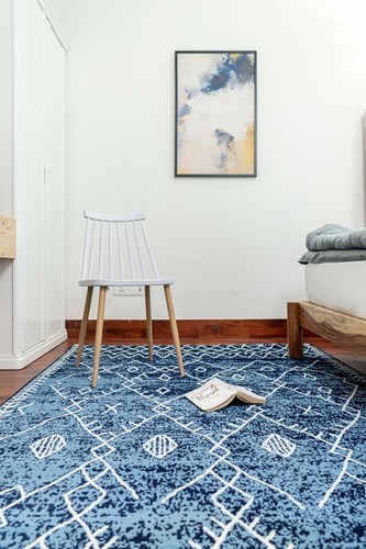 Trellis Bohemian Runner - 2'x8' Moroccan Faded Transitional Area Rug - 511 - Picture 32 of 52
