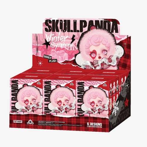 Juego de 6 figuras de peluche originales POPMART SKULLPANDA Winter Symphony Series - Imagen 4 de 10