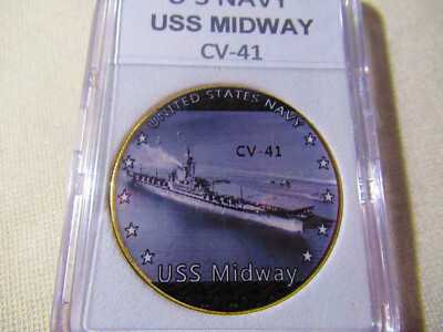 US NAVY - USS MIDWAY CV-41 Challenge Coin