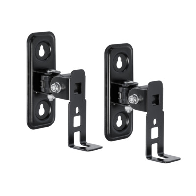 2 x Boxen Wandhalter für SONOS PLAY 1 Halter Wandhalterungen Halterung schwarz