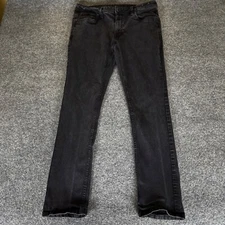 The Perfect Jean NYC Mens 36x32 Black Slim Fit Stretch Denim Jeans Dark Wash
