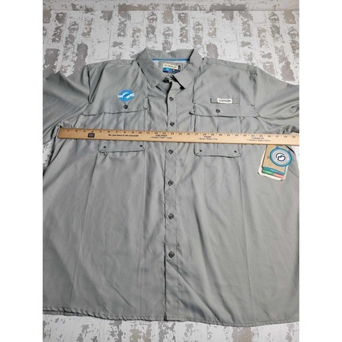 2841 NWT Magellan Black/White SS Button Down 3XL - Picture 4 of 7