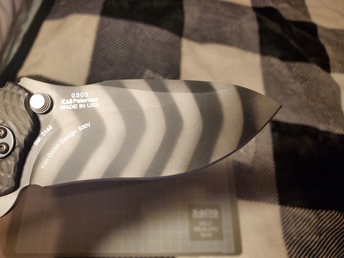 ZT 0303 Tiger Stripe ASSISTED OPENING ZERO TOLERANCE, Strider Onion, ZT0303 - Picture 4 of 13