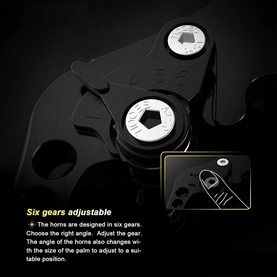 Palanca de embrague de freno de mano corta CNC C7 para Suzuki Bandit 1250S GSF1250SA 2007-2016 Foto 3 de 4