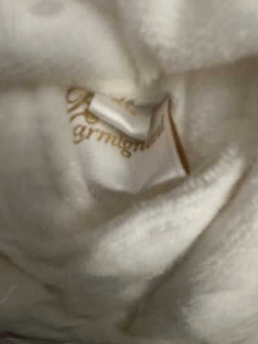 Rivolta Carmignani Bath Robe 100% Cotton Spa Terry White - XL - Picture 3 of 4