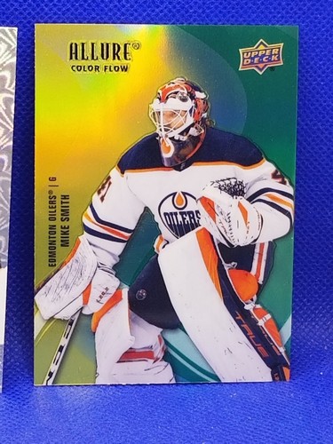 2022-23 Upper Deck Allure Color Flow Yellow Green Mike Smith AA3426