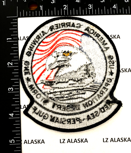 US NAVY OPERATION DESERT STORM CV-66 USS AMERICA CVW-1 PATCH - Bild 2 von 3