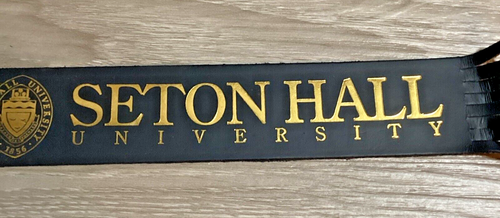 Seton Hall University Leather Book Mark with Logo & Seal 1856 Hazard Forward - Picture 4 of 5