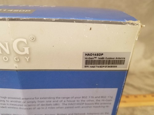 Hawking Technology Hi-Gain Outdoor Indoor Directional 14dBi Antenna 2.4 Hz - Picture 4 of 4